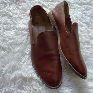 Indigo Rd Hopeful/ Hani Cognac Brown Slip On Loafer Flats